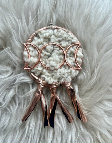 MOON PHASE WOVEN ORNAMENT