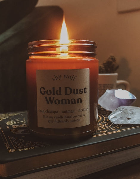 SHY WOLF CANDLE - GOLD DUST WOMAN