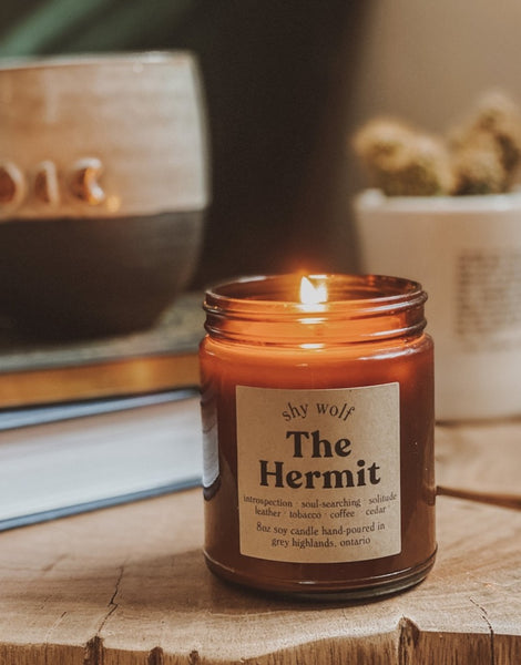 SHY WOLF CANDLE - THE HERMIT