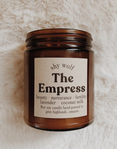 SHY WOLF CANDLE - THE EMPRESS