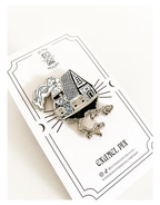 Baba Yaga Enamel Pin