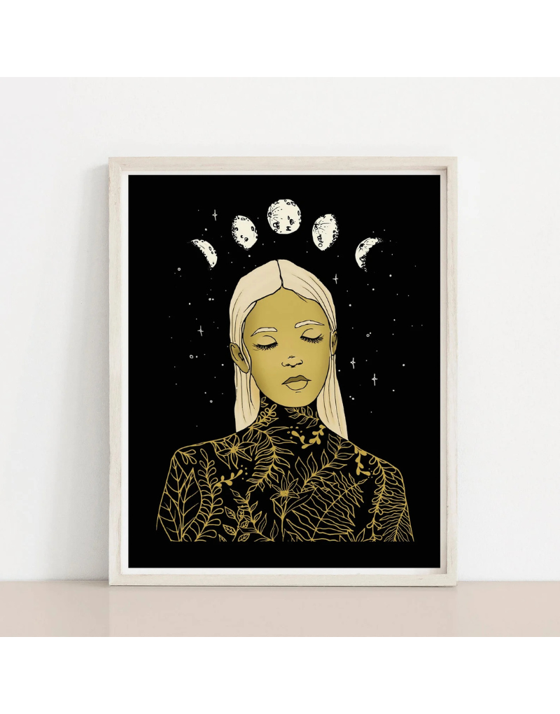 Blossoming Dark Art Print