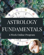 Astrology Fundamentals 6 Week Program Starts Nov 3rd