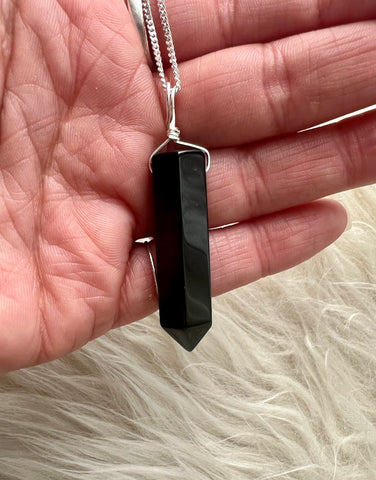 OBSIDIAN - BLACK PENDANT
