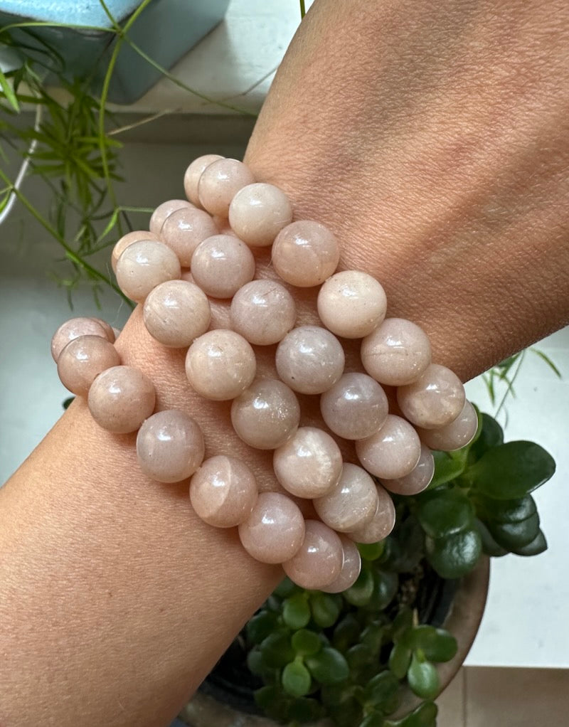 Moonstone Peach - 10mm