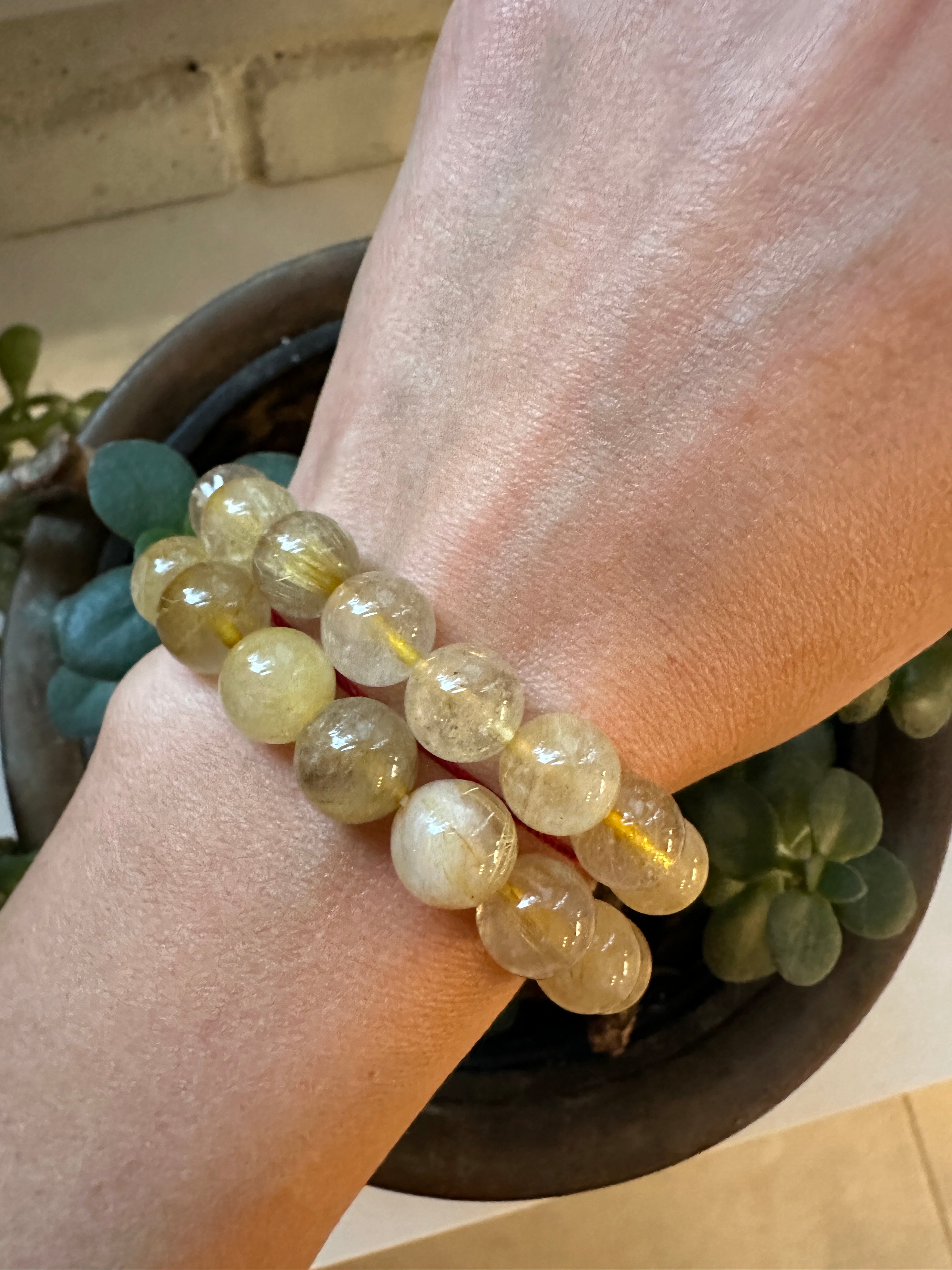 Rutilated Quartz - 10mm round