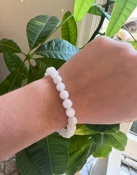 Rainbow Moonstone - 8mm Round
