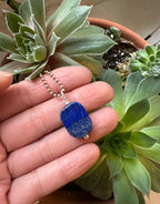 Lapis Lazuli Droplet Pendant
