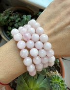 Rose Quartz 10 mm Facet