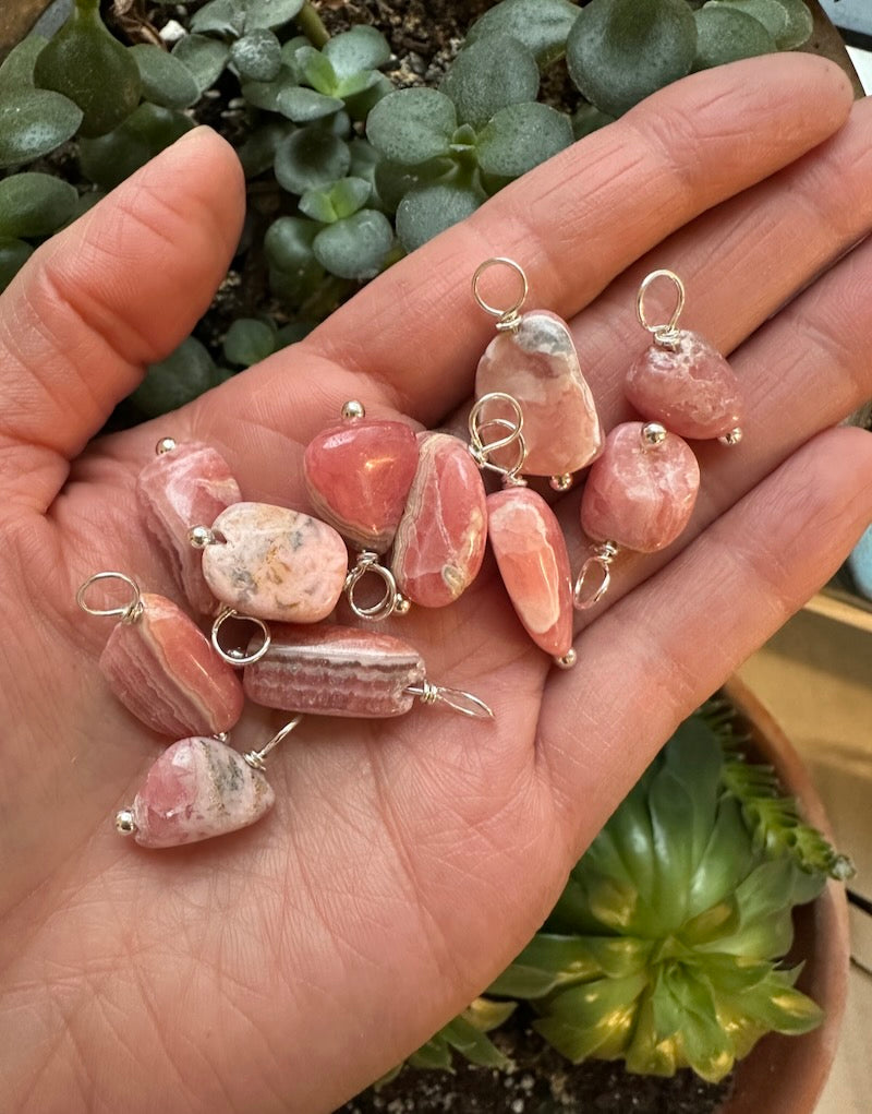 Rhodochrosite Pendant - Tumble