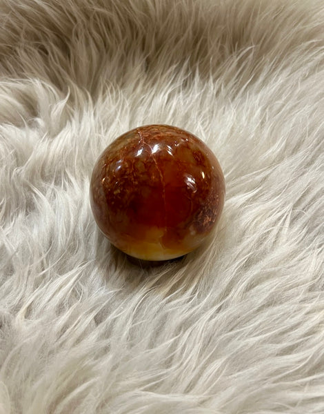 Carnelian Sphere Specimen
