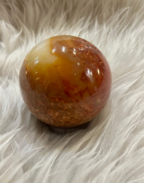 Carnelian Sphere Specimen