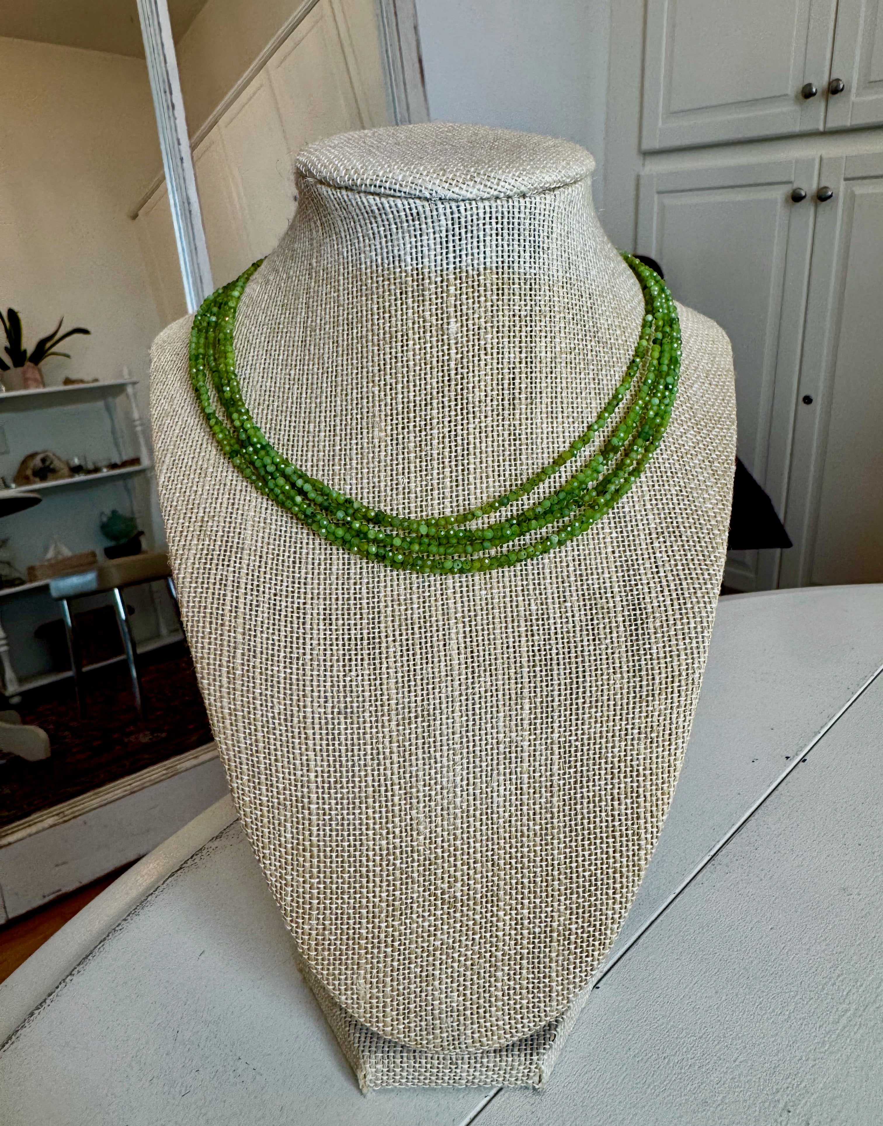 JADE BEADED NECKLACE