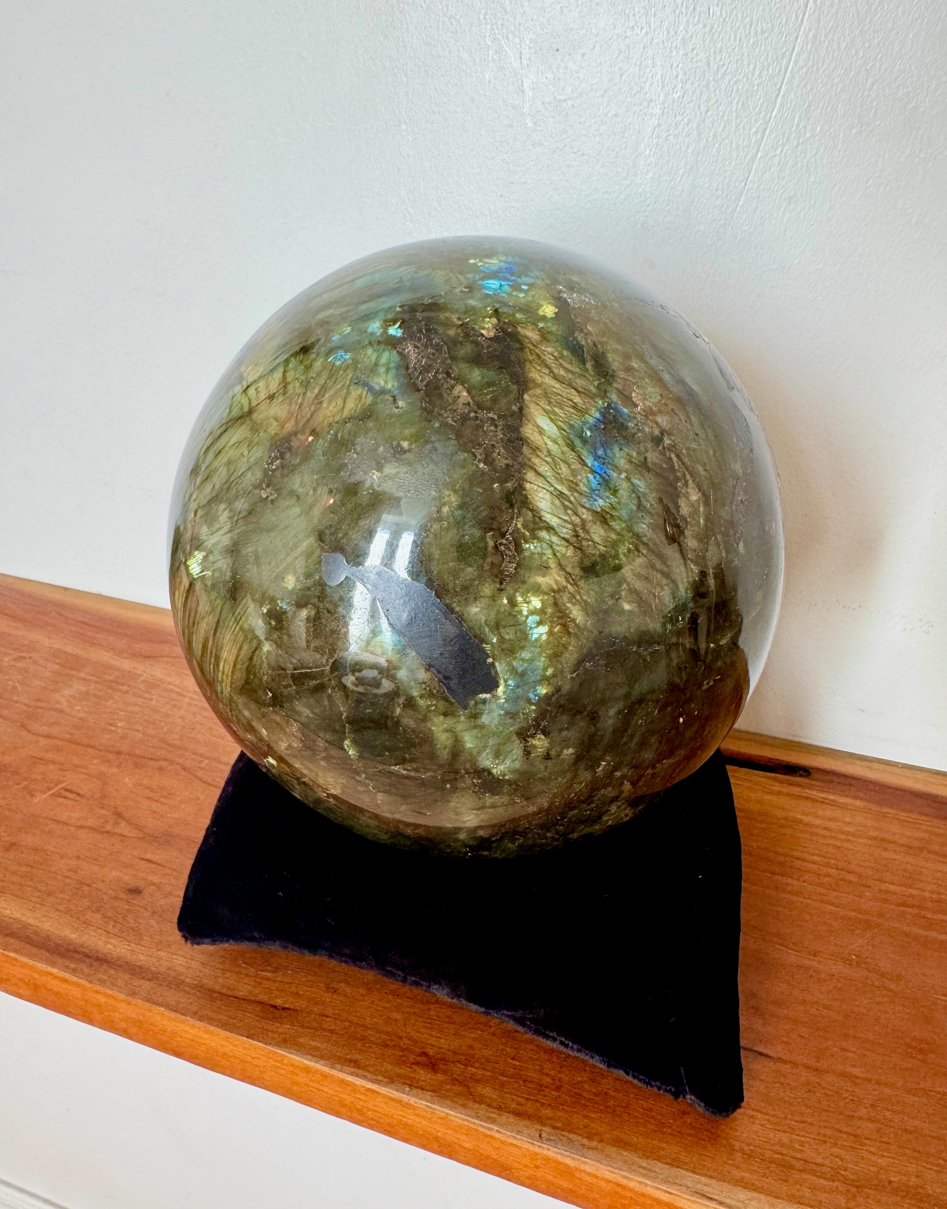 Labradorite Sphere - Specimen #11
