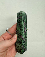 RUBY IN ZOISITE OBELISK TOWER