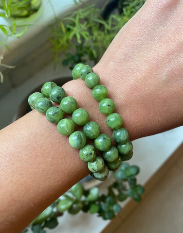 Jade BC Bracelet - 8mm  Round