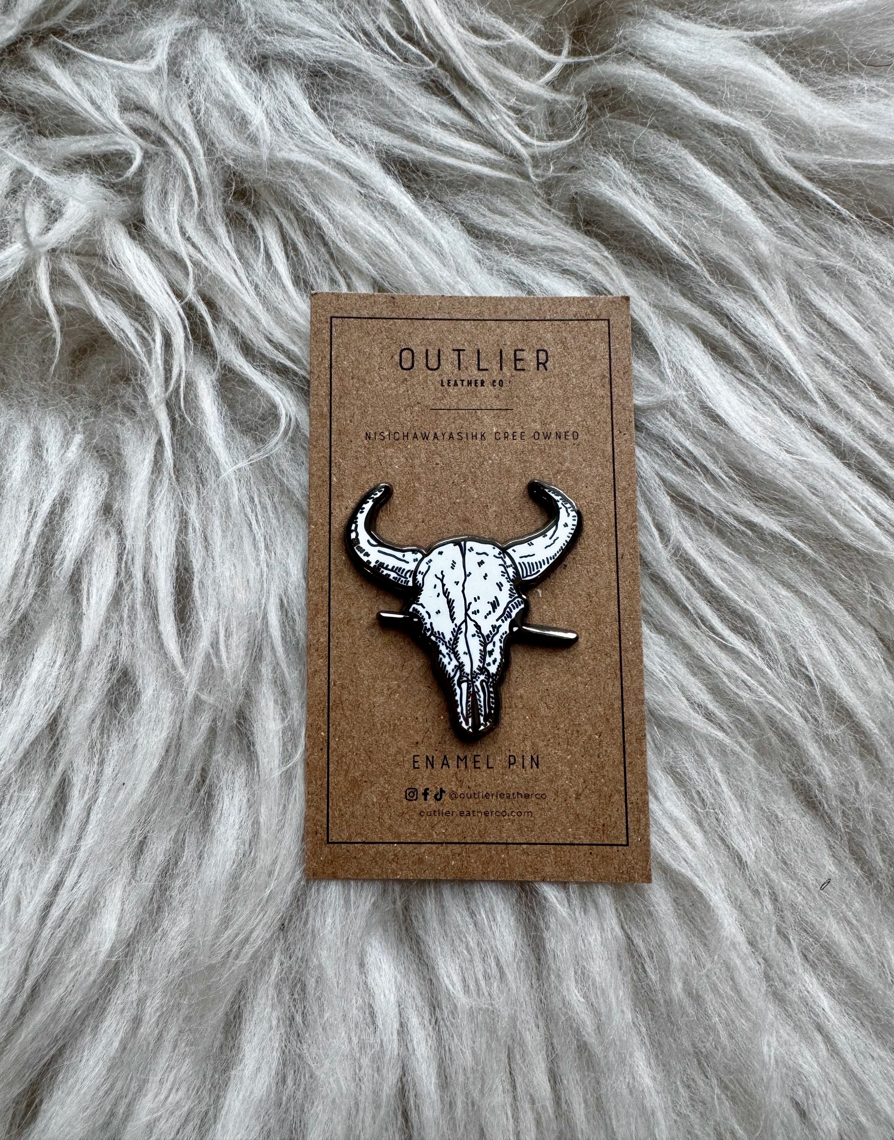 Buffalo Enamel Pin