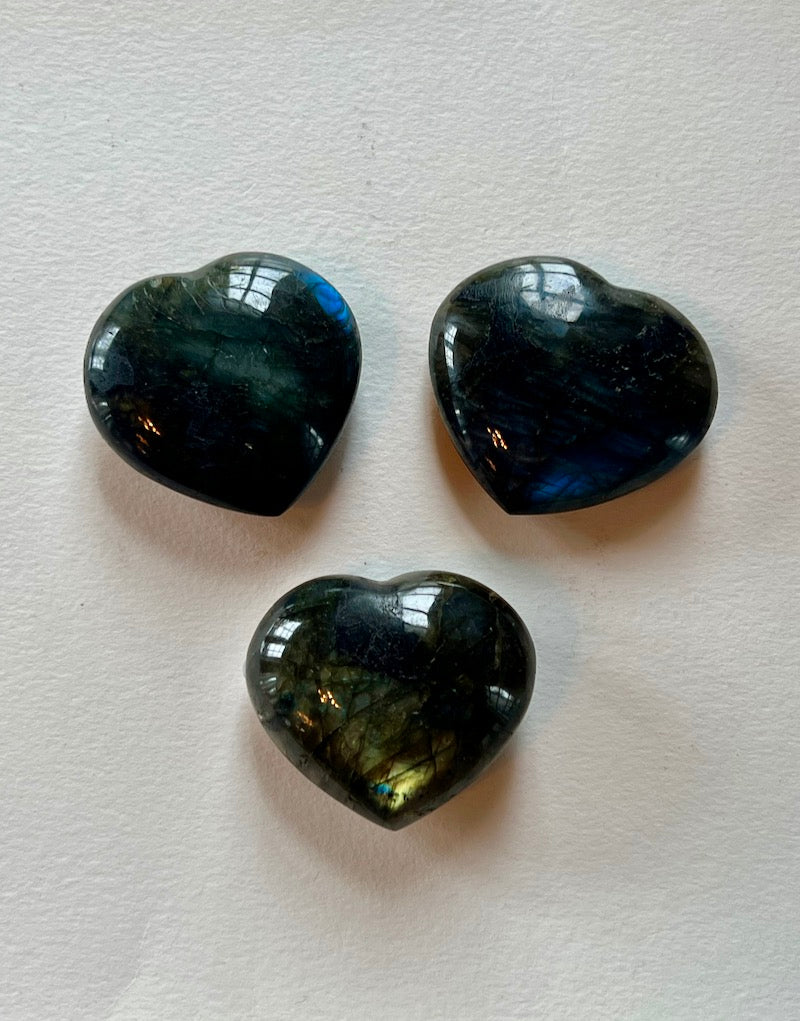LABRADORITE HEART
