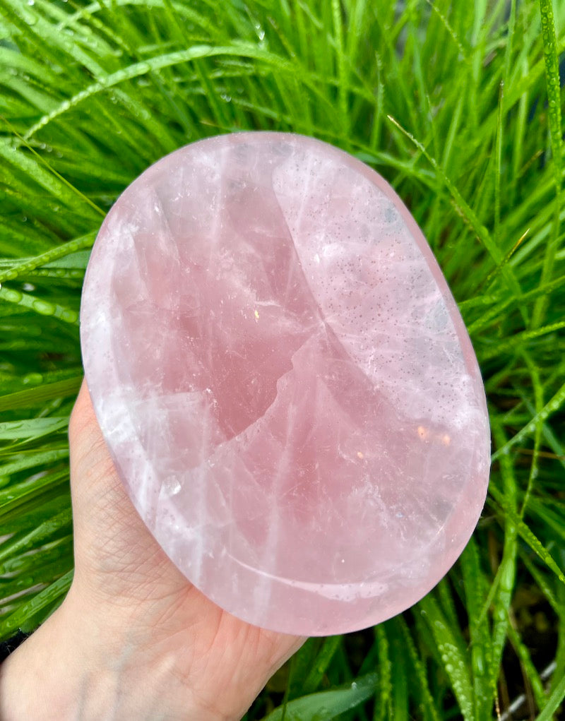 ROSE QUARTZ BOWL