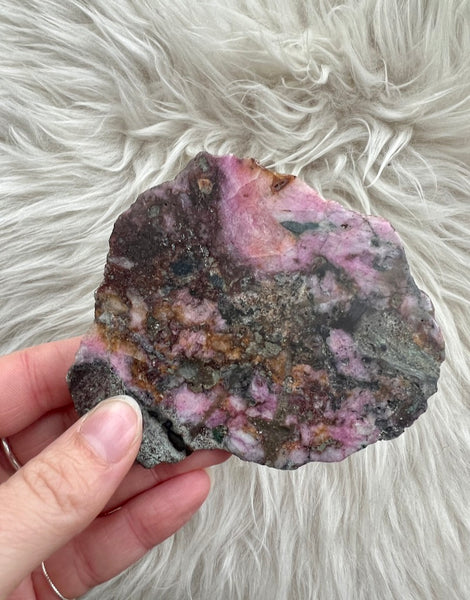 Cobaltoan Calcite Slab