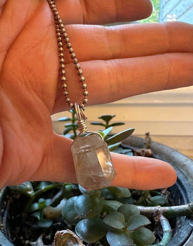 Rutilated Quartz Pendant