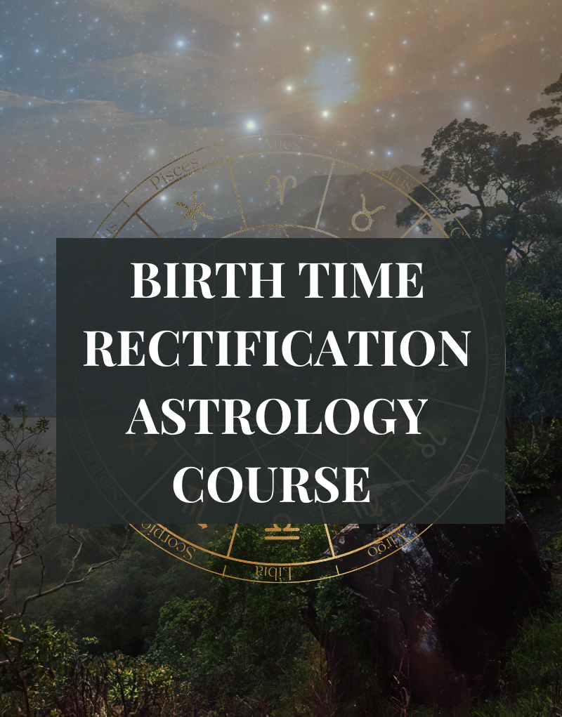 Birth Time Rectification Astrology Course