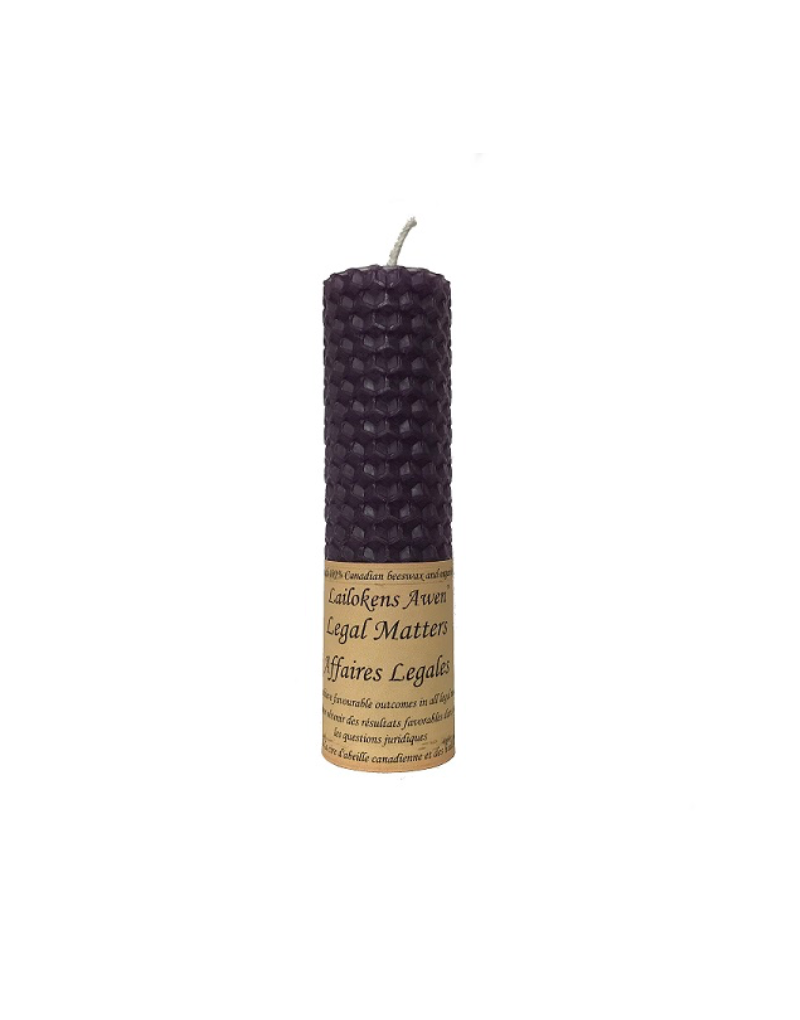 Legal Matters Spell Beeswax Candle