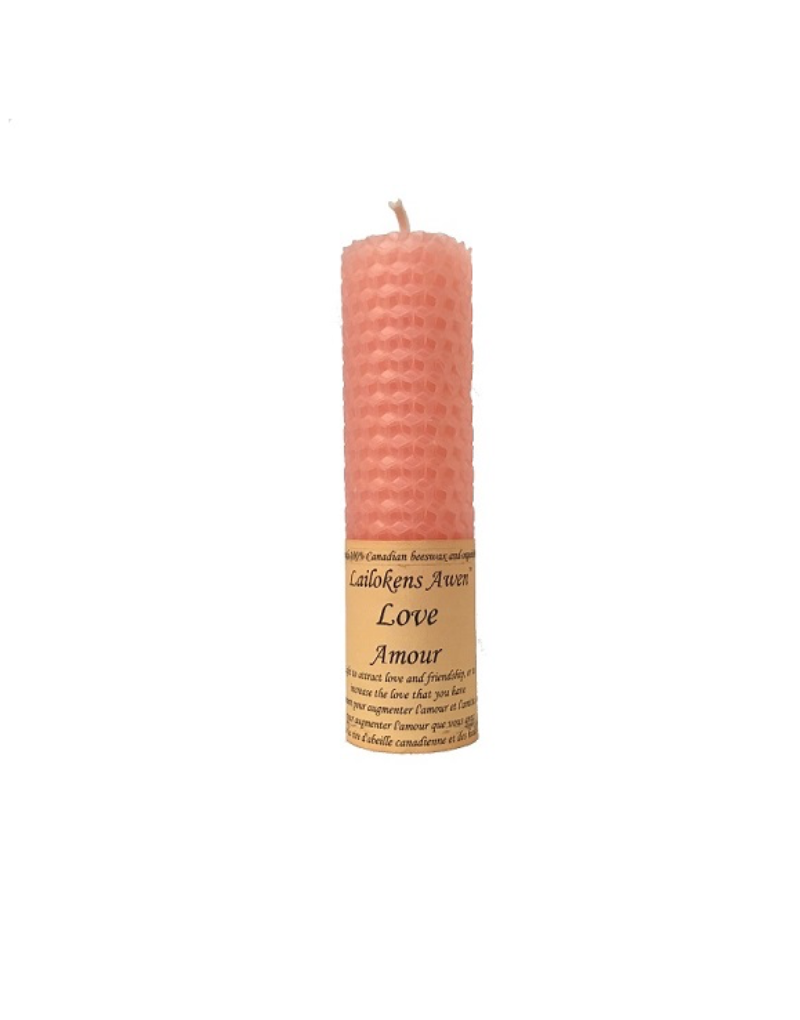 Love Spell Beeswax Candle
