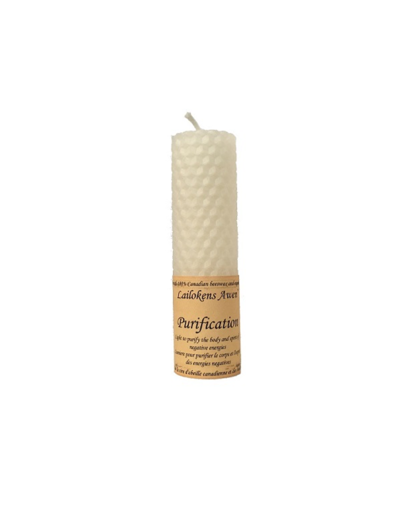 Purification Spell Beeswax Candle