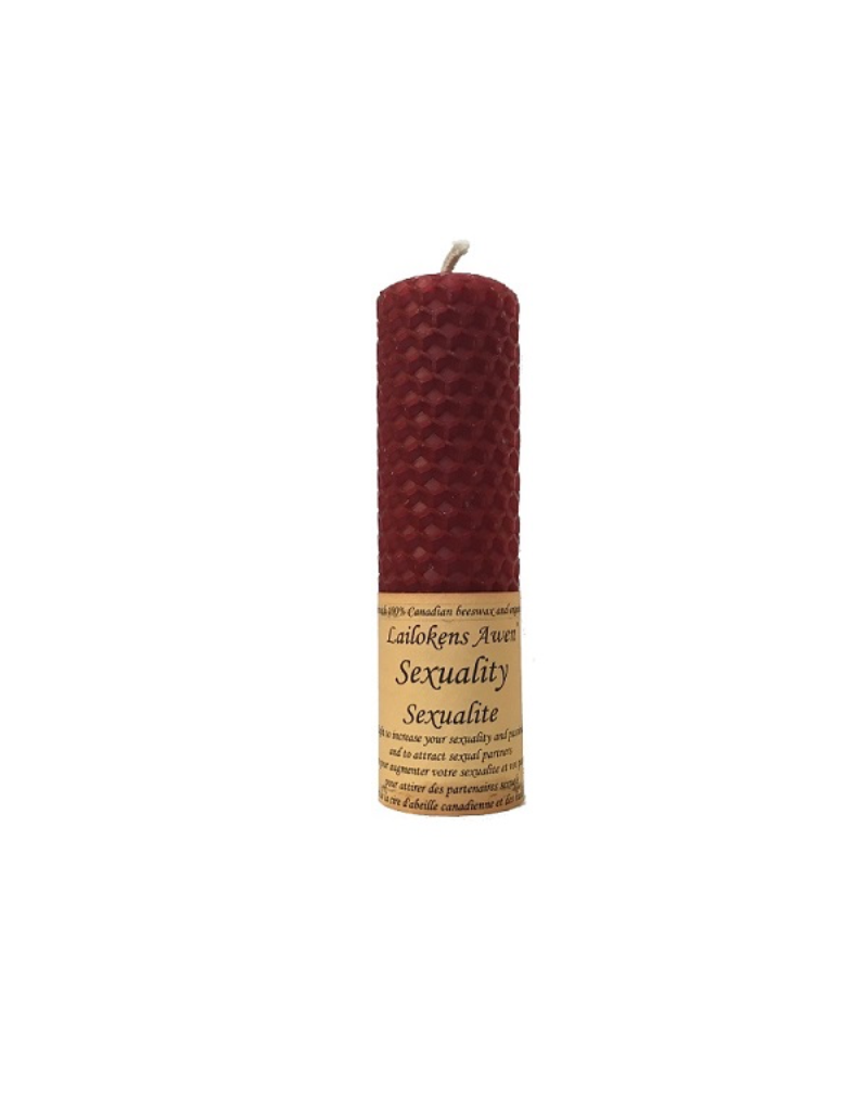 Sexuality Spell Beeswax Candle