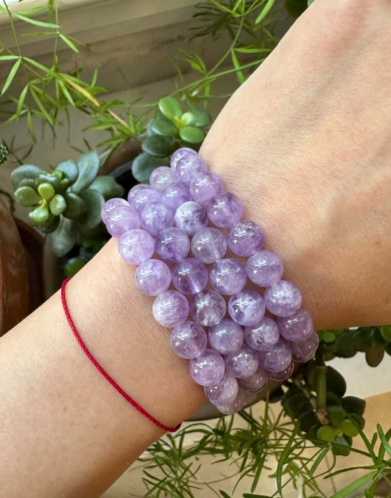 Amethyst  Lavender - 8mm Round
