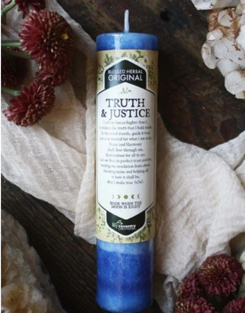 Truth and Justice Spell Candle