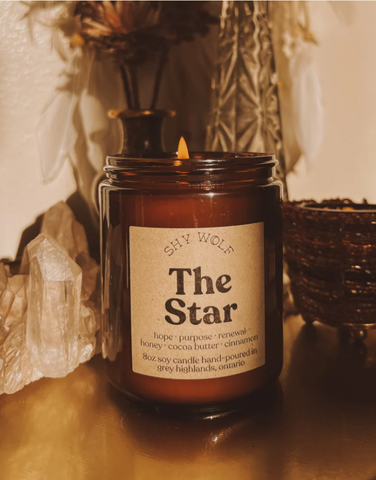 SHY WOLF CANDLE - THE STAR