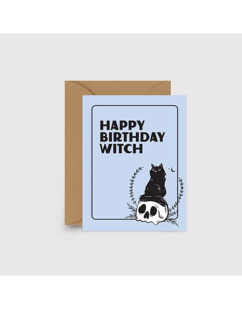 Happy Birthday Witch Greeting Card