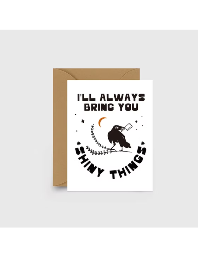 Shiny Things Greeting Card