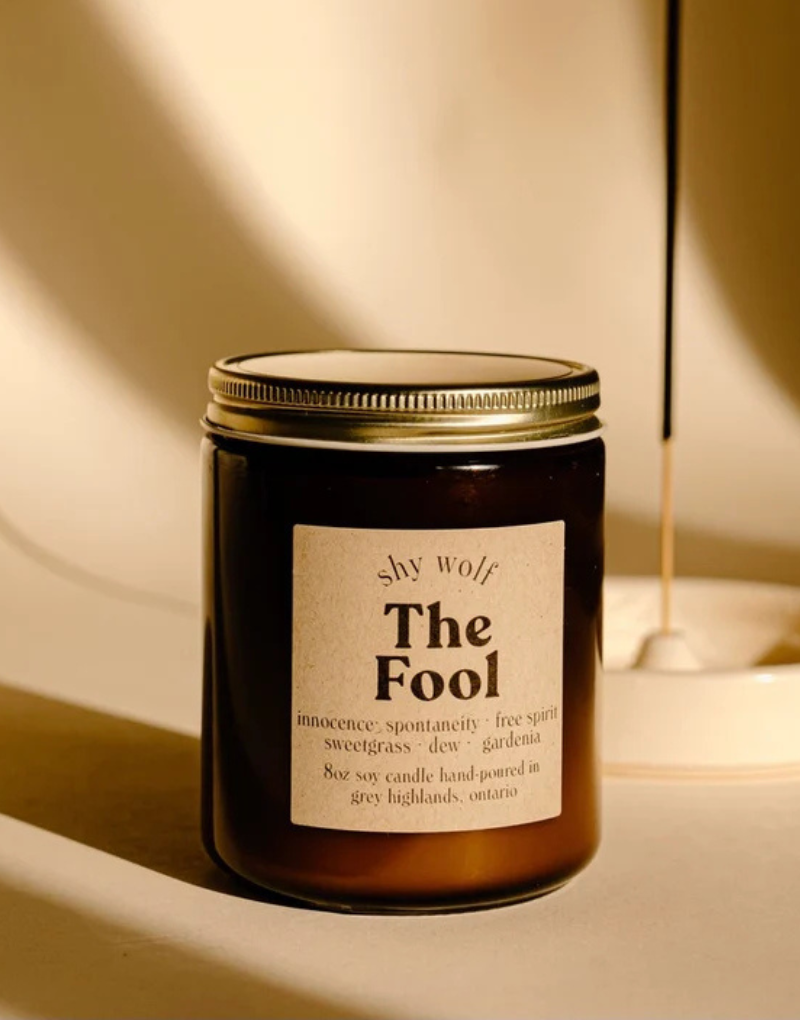 Shy Wolf Candle - The Fool