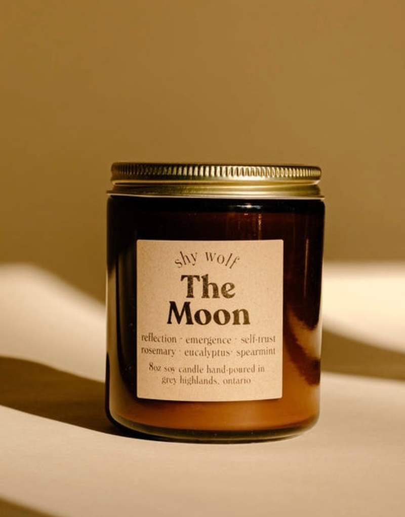 SHY WOLF CANDLE - THE MOON