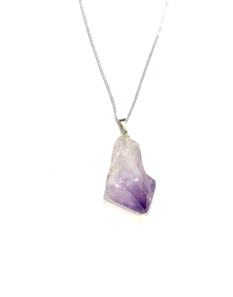 Amethyst Raw Point Pendant