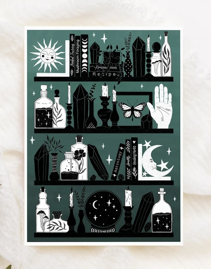 Mystical Witch Apothecary Greeting Card