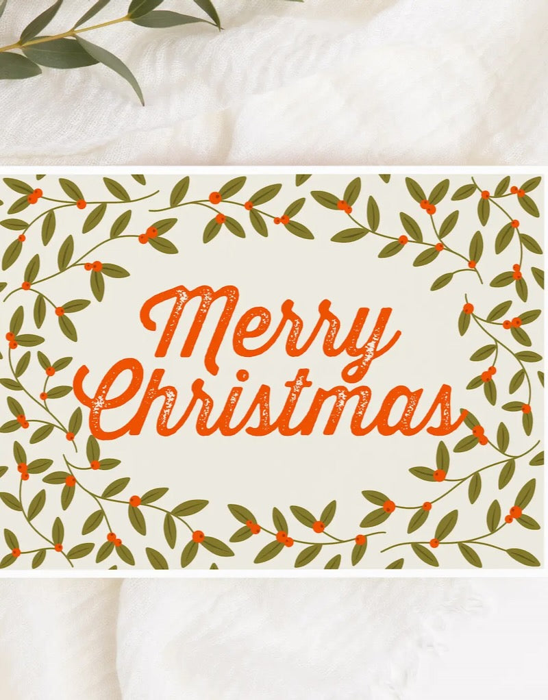 Merry Christmas Greeting Card