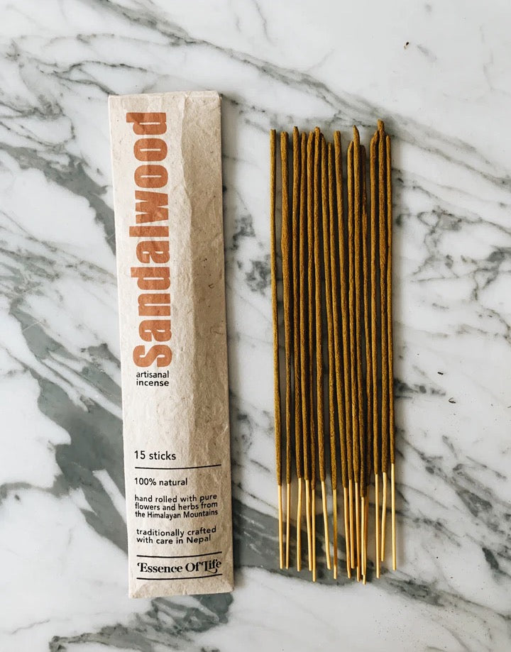 Natural Artisanal Incense -Sandalwood
