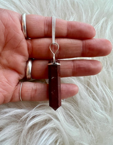 RED JASPER D.T PENDANT
