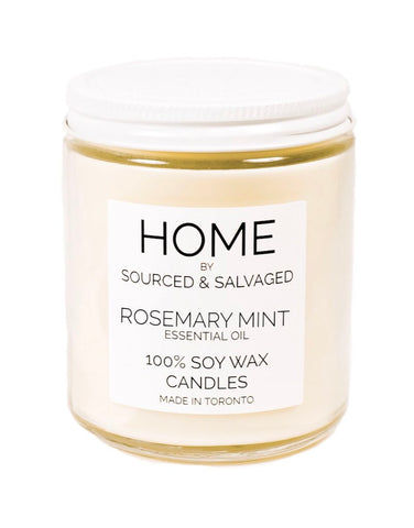 Sourced & Salvaged Candle -Rosemary Mint 8oz