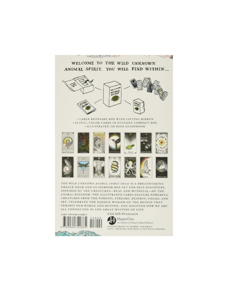 WILD UNKNOWN ANIMAL SPIRIT DECK