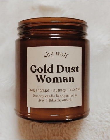 SHY WOLF CANDLE - GOLD DUST WOMAN