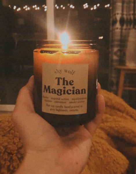 SHY WOLF CANDLE - THE MAGICIAN