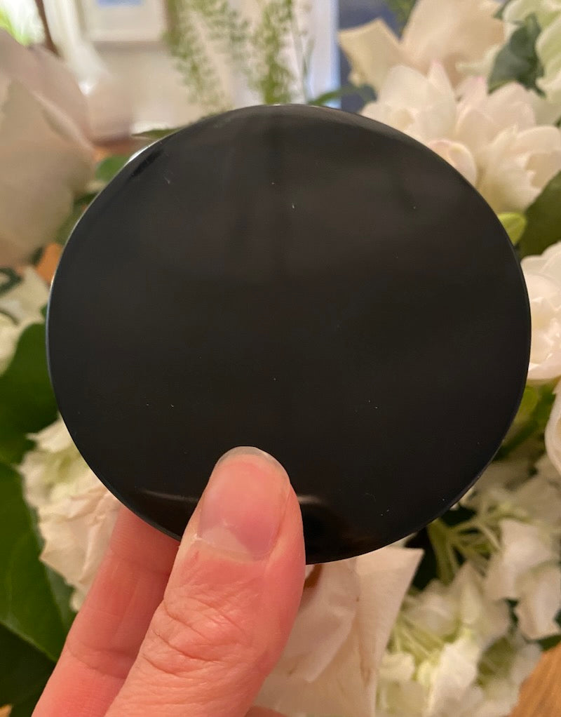 BLACK OBSIDIAN SCRYING MIRRORS