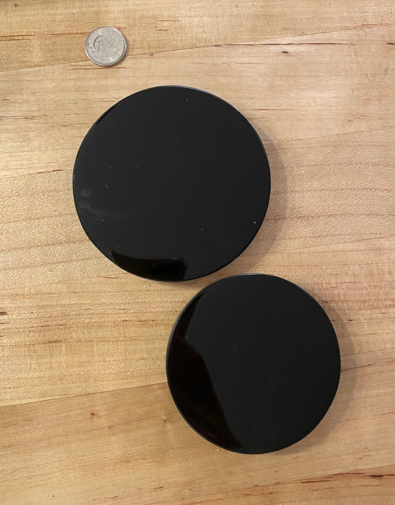 BLACK OBSIDIAN SCRYING MIRRORS