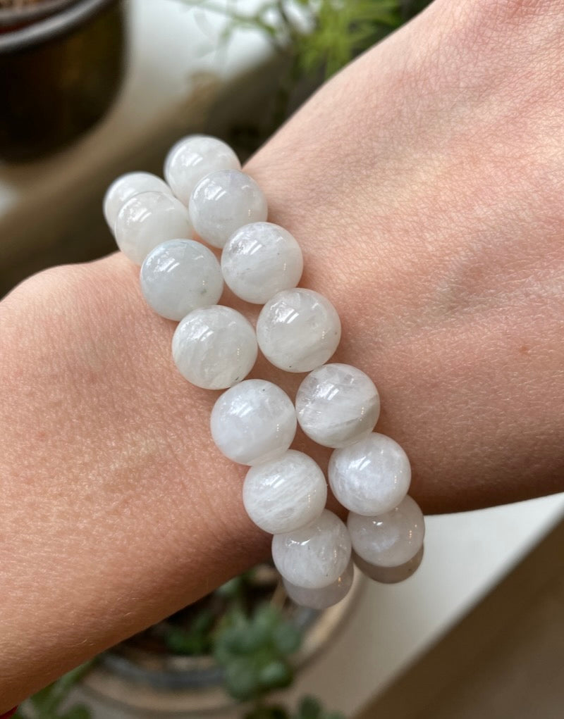 Rainbow Moonstone - 10mm Round