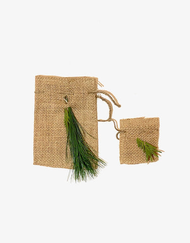 BURLAP STONE BAGS